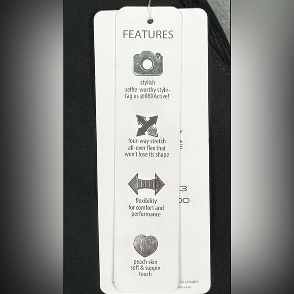 RBX Black Jogger Scrubs - Picture 8 of 9